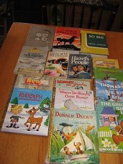 Lot of Vintage Young Adult Books and 60s & 70s Golden Books