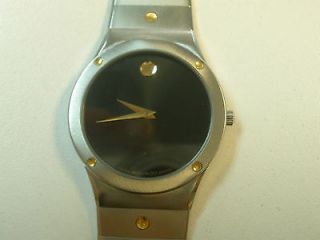 MOVADO 86 A2 876K stainless steel two tone mens watch