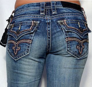 ROCK REVIVAL Womens Denim   ESSIE T3 Jeans   Straight Leg   NEW 