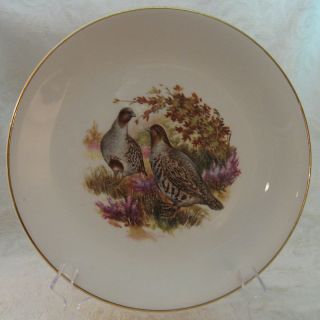Weatherby Royal Falcon Ware Game Birds Salad Plate