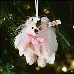 MIB Steiff Evangeline Pink Angel Ornament Limitd Ed FAO