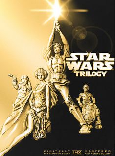 Star Wars Trilogy (DVD, 4 Disc Set; Pan & Scan) IV V VI 4 5 6 Rare 