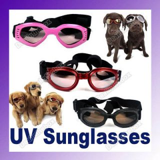   Dog Goggles UV Sunglasses Eye Wear Protection Blue Yellow White N98B