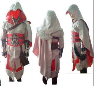 Assassins Creed brotherhood Ezio cosplay costume Master Ezio costume