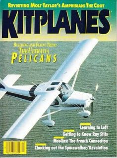 Kitplanes Aviation Experimental Ultravia Pelicans Amphibian Coot 