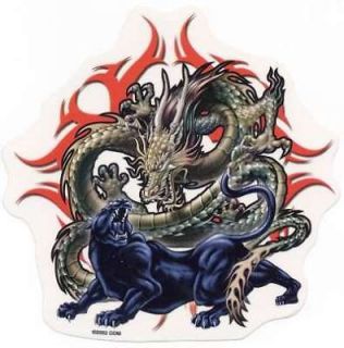 CHINESE DRAGON & BLACK PANTHER STICKER/DECAL for Car Art by ODM