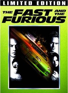 The Fast and the Furious DVD, 2008, 2 Disc Set, Limited Edition