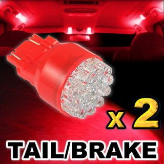 Brilliant Red 3156 3157 19 LED Tail Brake / Stop Lights #E19 (Fits 