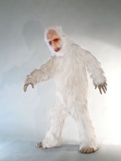 WHITE SASQUATCH Adult Costume Scary Abominable Snowman