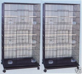 Sugar Glider Ferret Bird Cage 30x18x55   2x2493BLK