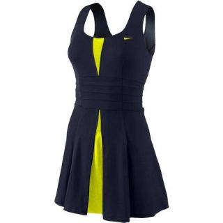   480421 Statement Pleated Knit Tennis Dress Bra Dance Yoga Navy 451