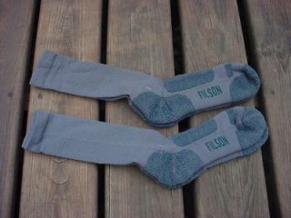 Pair Of Filson Medium Weight Merino Wool Crew Socks Size Large NEW