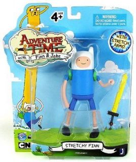 Adventure Time with Finn & Jake 5 Action Figure Stretchy Finn ,New