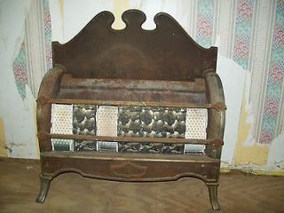 Antique Heater Gas Stones Brilliant Fire no.0414 Vintage Made in USA 