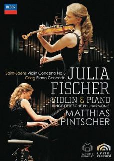 Julia Fischer Violin Piano   Saint Saens Grieg DVD, 2010