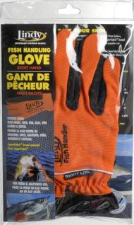 Lindy Orange Fishing Handling Glove Medium   Large Chemical Resistant 