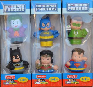   Heroes Set of 6 NEW in package Fisher Price DC Super Friends Heros