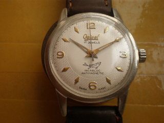 Vintage SWISS Ogival 17 Jewels Manual Mens Watch