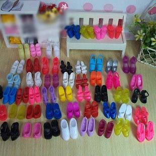   Mix 12 Pair Different Barbie Shoes For Barbie Doll 