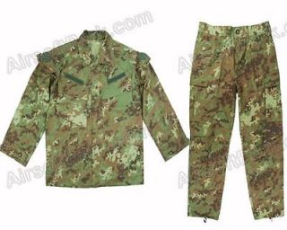 Italian Flecktarn Tactical BDU Uniform Field Shirt + Pants V3   S