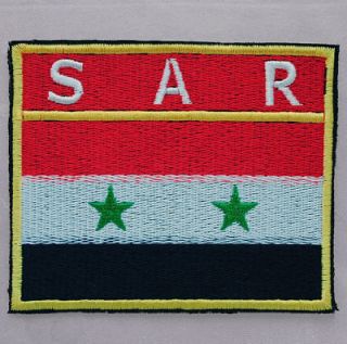 Syrian Space Flights Uniform Sleeve Patch Flag