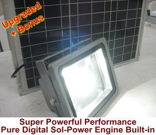 Solar Powered LED Security Flood Spot Street lights (eLEDing® Pure 
