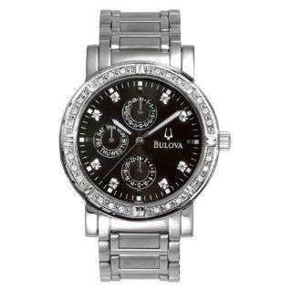 Bulova Mens 96E04 Diamond Multifunction Watch Watches 