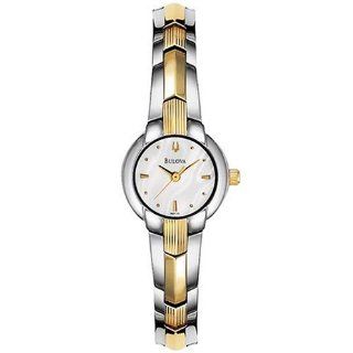 Bulova Womens 98T73 Mother of Pearl Bracelet Watch Watches  