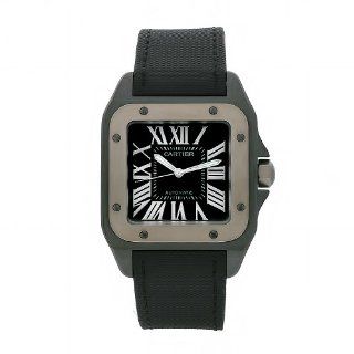 Cartier Mens W2020010 Santos Titanium Watch Watches 