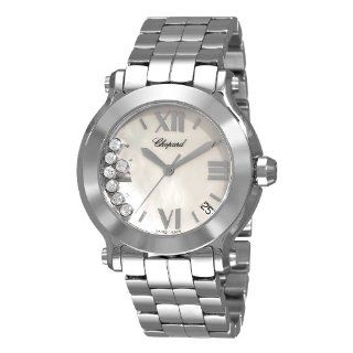 Chopard Womens 278477 3002 Happy Sport Mother Of Pearl Dial Watch 