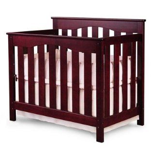 Ethan 2 in 1 Convertible Mini Crib in Cherry Furniture 