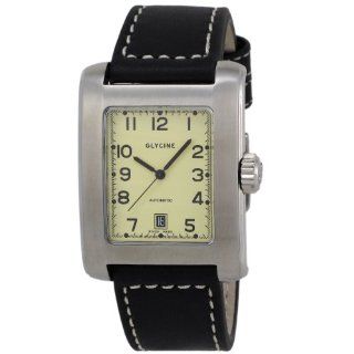 Glycine Mens 3816 15 LB9 Rettangolo Analog with Rectangle Dial Watch 