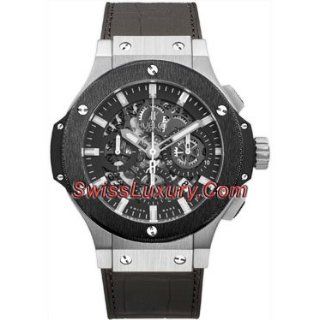 Hublot Big Bang Aero Bang Stainless Steel and Ceramic Watch Watches 