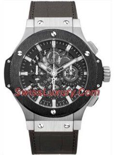 Hublot Big Bang Aero Bang Stainless Steel and Ceramic Watch Watches 
