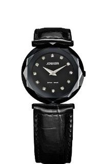   Safira 99 Rhinestone Black Patent Leather Watch Watches 