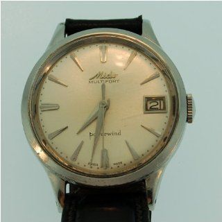 Vintage/Antique Mens Mido Multifort Stainless Steel Watch Automatic 