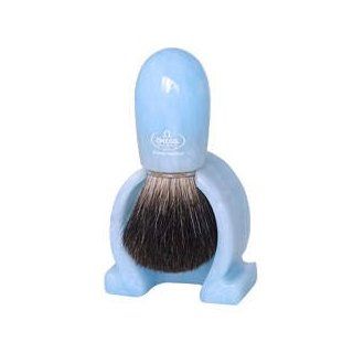 The Light Blue Omega Shaving Set with Badger Shaving Brush and Omega 