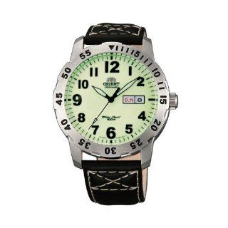 Orient Mens EM7A004R Aviator Luminious Dial Watch Watches  