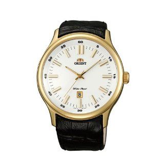 Orient Mens FUNC7003W Judicial Domed Crystal Glass Watch Watches 