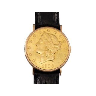 Vintage Piaget $20 Gold Coin Watch   18k Gold Watches 