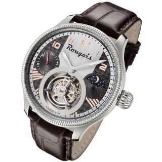 Rougois Tourbillon Moonphase Mechanical Watch Watches 