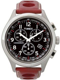 Timex T Series Chronograph Steel Red Mens Watch T2M551 Watches 