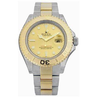 Rolex Yachtmaster Champagne Index Dial Oyster Bracelet Mens Watch 
