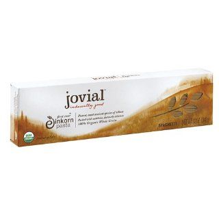 Jovial Organic Whole Grain Einkorn Spaghetti, 12 Ounce Packages (Pack 