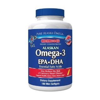   Alaskan Omega 3 EPA DHA, 180 mini Softgels