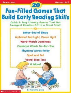 20 Fun Filled Games That Build Early Reading Skills Quick and Easy 
