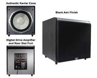 New HD SUB15 Black 15 Home Theater Powered Subwoofer