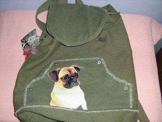 fuzzy nation pug in Womens Handbags & Bags
