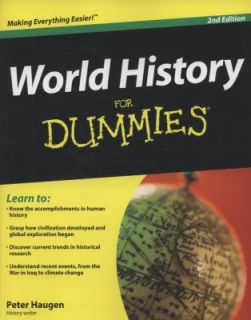   History for Dummies by Haugen and Peter Haugen 2009, Paperback