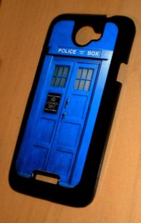 HTC One X Dr. Who Tardis Vintage Police Call Box Hard Case British 